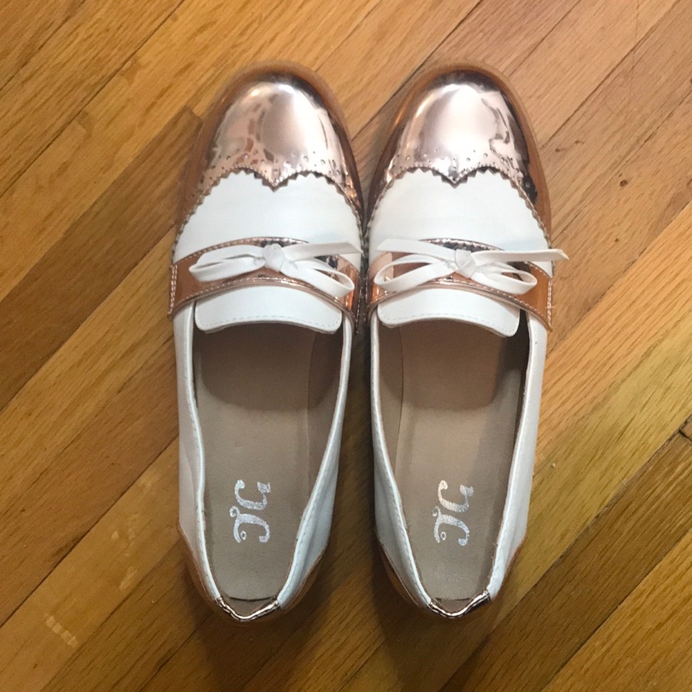Rose Gold Oxfords